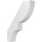 Ekena Millwork 3-in. W x 12-in. D x 16-in. H Ridgewood Architectural Grade PVC Knee Brace BRCP03X12X16RID - alternate 1